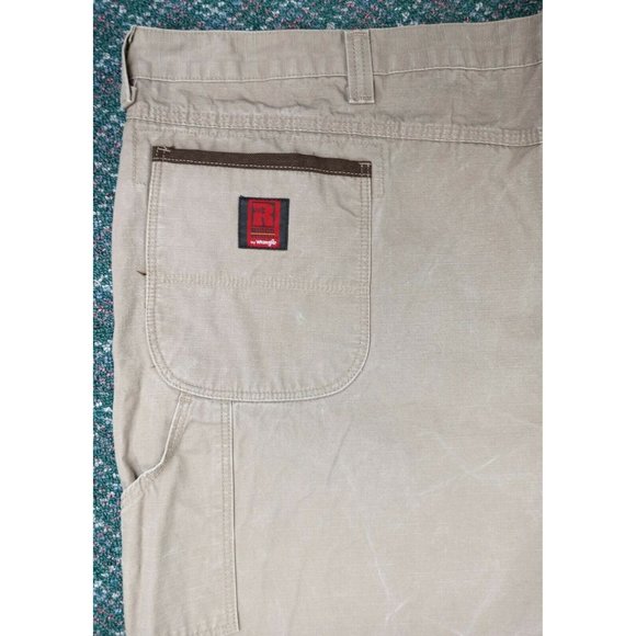Wrangler Riggs Workwear Men's Ranger Pants Rip Stop Durable 56 x 31 Khaki Tan - Picture 6 of 12